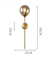LumoNord Glasbol LED Wandlamp