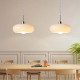 Hailie Broodvormige Glazen Hanglamp