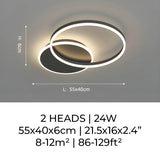 Unieke en Moderne  Led-Plafondlamp