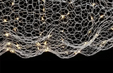 Deense Designer IJzeren Mesh Wolk Hanglamp
