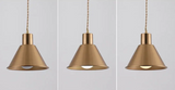 AuroraNord Goudgeplateerde Nordic Hanglamp