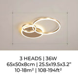 Unieke en Moderne  Led-Plafondlamp