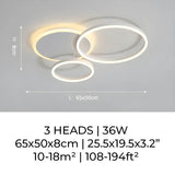 Unieke en Moderne  Led-Plafondlamp