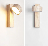 AureaCave Wabi-Sabi Travertin Wandlamp