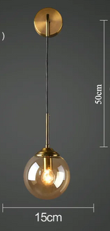 LumoNord Glasbol LED Wandlamp