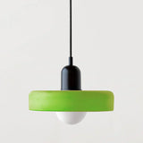 Bauhaus Hanglamp Van Gekleurd Glas
