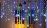 LumaSneeuw 4M LED Sneeuwvlok Gordijnverlichting – Kerst IJspegel Sfeerverlichting
