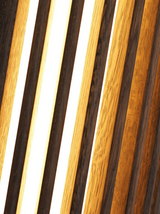 “ZenAura Wabi-Sabi Wandlamp” – Japanse Retro Walnoot LED Wandverlichting