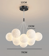 DreamGlow KidsChandelier – Moderne 3D-Print Kinderkamer Hanglamp