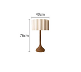 Wabi Sabi Houten Staande Vloerlamp