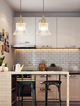 AeroNord LumiSphere Hanglamp – Nordic Japan Stijl Glazen Pendant
