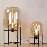 Scandinavische Vloerlamp Glasbol Oda Pulpo Stijl Metaal E27 Modern