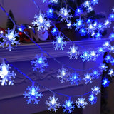 FrostLume LED Sneeuwvlok Slingerlicht