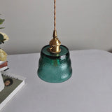 Nordic Japans Glazen Hanglamp Polished Copper Voor Slaapkamer & Eettafel