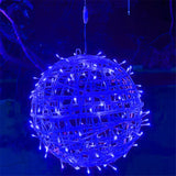 Kerst LED Rotanbal Slinger – Warme Feestverlichting & Buiten Fairy Garden Kerstverlichting