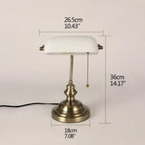 Mid-Century Bankers Tafellamp E27 LED Voor Studie & Kantoor