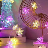 FrostLume LED Sneeuwvlok Slingerlicht