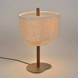 Wabi-Sabi Japanse Stoffen Staande Lamp – Minimalistische LED Vloerlamp voor Slaapkamer & Woonkamer