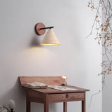 Travertin Wandlamp met E27 Fitting – Natuursteen & Hout Beige