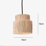 ZENLUMI Japanse Rieten Hanglamp