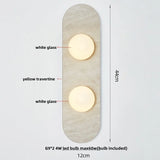 Wabi-Sabi Wandlamp – Bulgari Luxe Steen LED Waterproof Buitenlamp