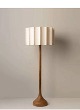 Wabi Sabi Houten Staande Vloerlamp