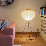 Noguchi Akari Rijstpapier Vloerlamp – Japanse Wabi Sabi Staande Lamp