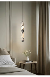 LuminaStone Luxe Natuursteen Hanglamp