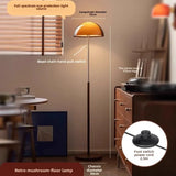 Rond Bruin Acryl Hanglamp Met Donker Hout Voor Eetkamer & Slaapkamer