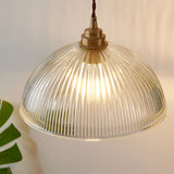 AuroraLuxe LED Hanglamp – Koper & Glas Design voor Moderne Interieurs
