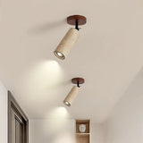 LumiSabi Travertin Natuursteen LED Plafondlamp – Moderne Wabi-Sabi Lamp
