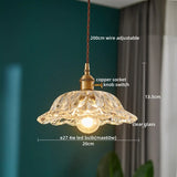AuroraLuxe LED Hanglamp – Koper & Glas Design voor Moderne Interieurs