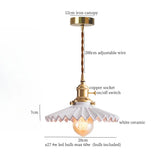 Hanglamp LED Keramiek Wit 4W Nordic Voor Keuken, Woonkamer & Café