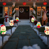 SnowGlow Kerst Sneeuwpop Solar LED Padverlichting