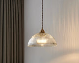 AuroraLuxe LED Hanglamp – Koper & Glas Design voor Moderne Interieurs