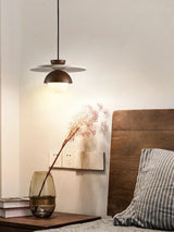Deense Creatieve LED Hanglamp Walnoothout Voor Slaapkamer & Woonkamer