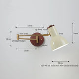 Wandlamp Nordic Wit Pompoen – LED, E27, Draaibare Arm, Moderne Stijl