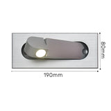 NordicFlex Inbouwbare LED Wandlamp – Draaibare Minimalistische Leeslamp