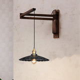 KoshiWood Japanse Wandlamp – Massief Houten Bedlamp met Uitschuifbare Arm & Retro Nordic Design