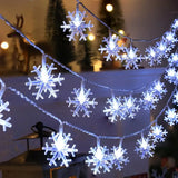 FrostLume LED Sneeuwvlok Slingerlicht
