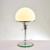 AuroraBauhaus LED Tafellamp – Nordic Glas & Metaal Designlamp