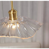 Moderne Plafondlamp Glas Bloem Goud E27 Voor Slaapkamer, Keuken & Hal