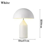 Luxe Moderne Paddestoel LED Tafellamp Nordic E14 Voor Slaapkamer & Studie