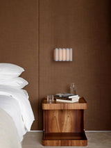 ZenAura Wabi-Sabi Stoffen Wandlamp – Japanse Minimalistische Retro Wandverlichting