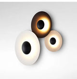 NordicGlow – Moderne Houten Rond LED Wandlamp