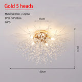 Dandeluxe Paardenbloem Kristal Plafondlamp