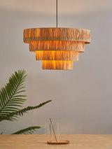 ZENLUMI Japanse Rieten Hanglamp