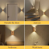 LumiHout – Houten Moderne Indoor Inductie Wandlamp