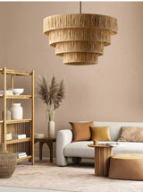 ZENLUMI Japanse Rieten Hanglamp
