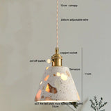 TerraLume LED Hanglamp – Moderne Terrazzo & Koper Designlamp
